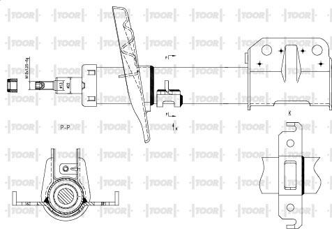 TOOR SG12410 - Амортизатор avtolavka.club