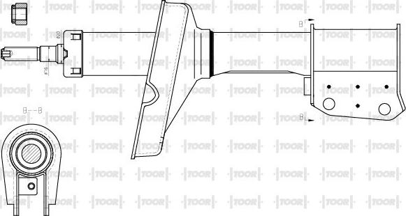 TOOR SG12430 - Амортизатор avtolavka.club