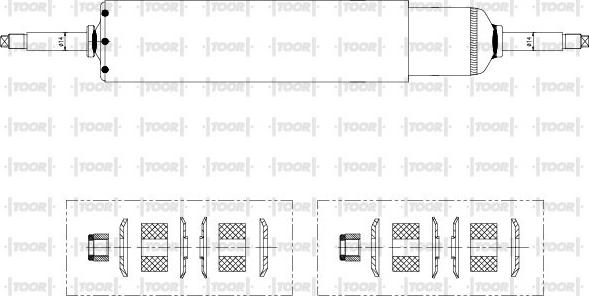 TOOR SG12110 - Амортизатор avtolavka.club