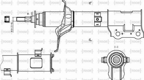 TOOR SO14390 - Амортизатор avtolavka.club