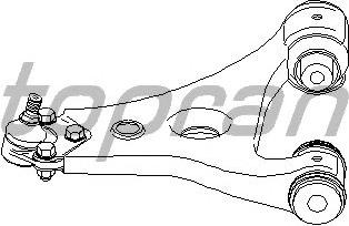 Topran 401 354 586 - Важіль незалежної підвіски колеса avtolavka.club