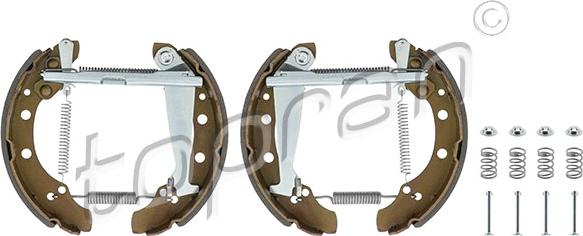 Topran 110 296 - Комплект гальм, барабанний механізм avtolavka.club