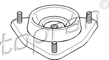 Topran 301 970 - Опора стійки амортизатора, подушка avtolavka.club
