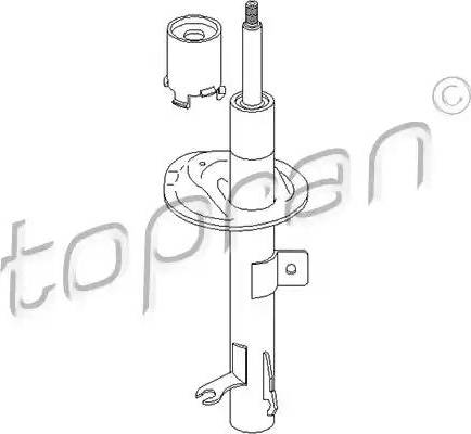 Topran 301 322 - Амортизатор avtolavka.club