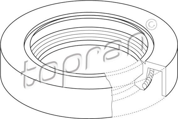 Topran 302 428 - Ущільнене кільце, розподільний вал avtolavka.club