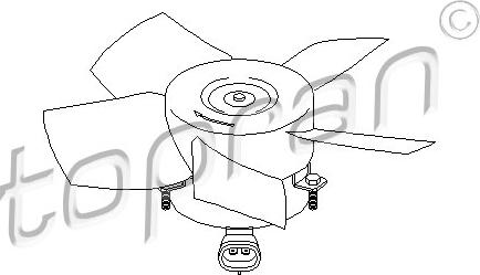 Topran 206 947 - Вентилятор, охолодження двигуна avtolavka.club