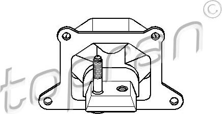 Topran 201398755 - Подушка, підвіска двигуна avtolavka.club