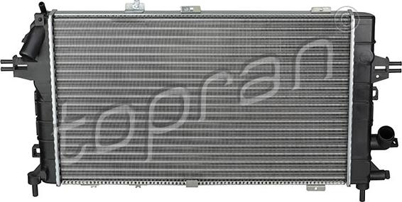 Topran 207 810 - Радіатор, охолодження двигуна avtolavka.club