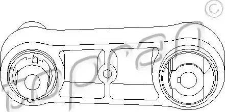 Topran 700 522 - Подушка, підвіска двигуна avtolavka.club
