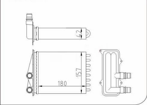 TQ 111564 - Теплообмінник, опалення салону avtolavka.club