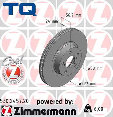 TQ TQ-BD1040 - Гальмівний диск avtolavka.club