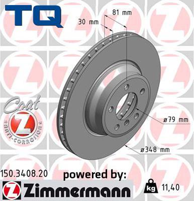 TQ TQ-BD0287 - Гальмівний диск avtolavka.club