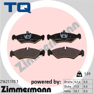 TQ TQ-BP0238 - Гальмівні колодки, дискові гальма avtolavka.club