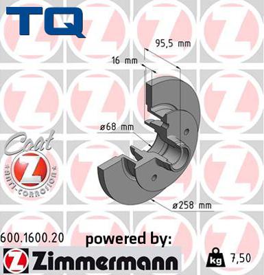 TQ TQ-BD1147 - Гальмівний диск avtolavka.club