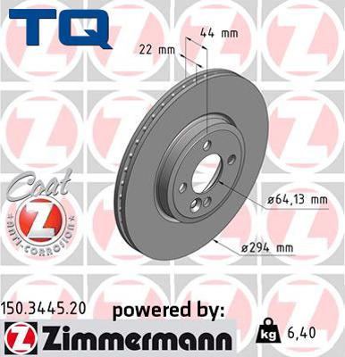 TQ TQ-BD0314 - Гальмівний диск avtolavka.club