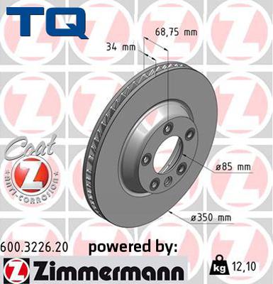 TQ TQ-BD1172 - Гальмівний диск avtolavka.club