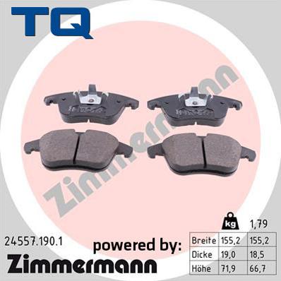 TQ TQ-BP0826 - Гальмівні колодки, дискові гальма avtolavka.club