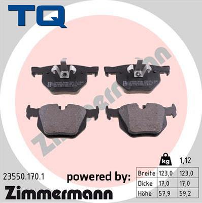 TQ TQ-BP0501 - Гальмівні колодки, дискові гальма avtolavka.club