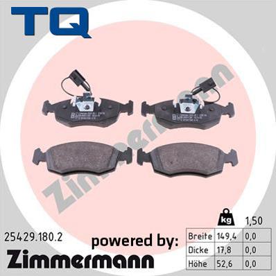 TQ 244765 - Гальмівні колодки, дискові гальма avtolavka.club