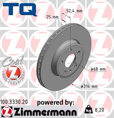 TQ 229454 - Гальмівний диск avtolavka.club