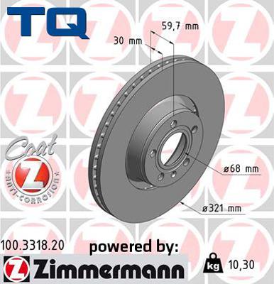 TQ 229453 - Гальмівний диск avtolavka.club