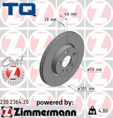 TQ 229475 - Гальмівний диск avtolavka.club