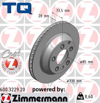 TQ 229503 - Гальмівний диск avtolavka.club