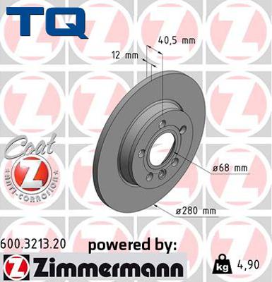 TQ 229502 - Гальмівний диск avtolavka.club