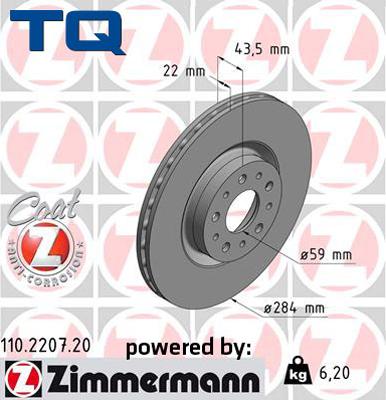 TQ 222604 - Гальмівний диск avtolavka.club