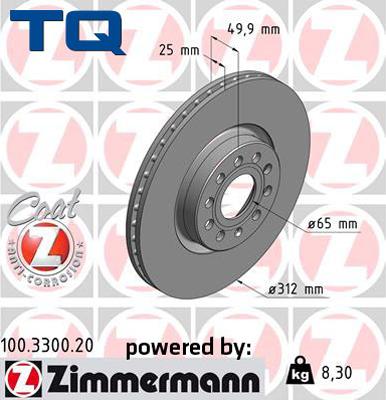 TQ 222600 - Гальмівний диск avtolavka.club