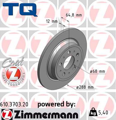 TQ TQ-BD0110 - Гальмівний диск avtolavka.club