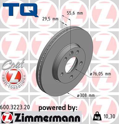 TQ 222794 - Гальмівний диск avtolavka.club