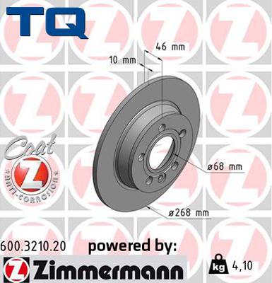 TQ 222790 - Гальмівний диск avtolavka.club