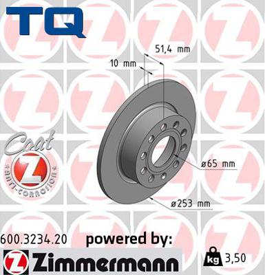 TQ 222797 - Гальмівний диск avtolavka.club