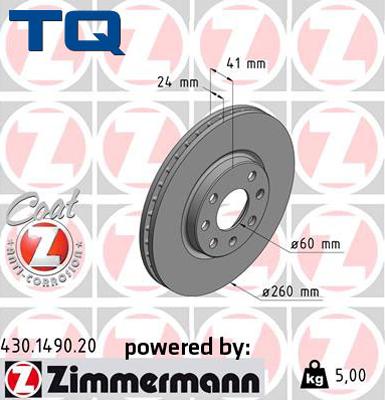 TQ TQ-BD0073 - Гальмівний диск avtolavka.club