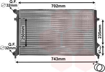 TQ TQ-58002204 - Радіатор, охолодження двигуна avtolavka.club