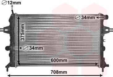 TQ TQ-37002296 - Радіатор, охолодження двигуна avtolavka.club