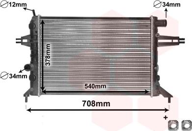 TQ TQ-37002272 - Радіатор, охолодження двигуна avtolavka.club