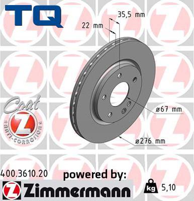 TQ TQ-BD0700 - Гальмівний диск avtolavka.club