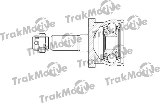 TrakMotive 40-0587 - Шарнірний комплект, ШРУС, приводний вал avtolavka.club