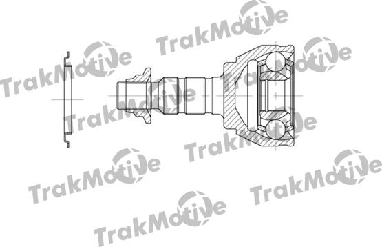 TrakMotive 40-0671 - Шарнірний комплект, ШРУС, приводний вал avtolavka.club