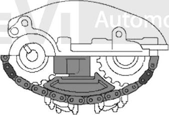 Trevi Automotive KC1033 - Комплект ланцюга приводу распредвала avtolavka.club