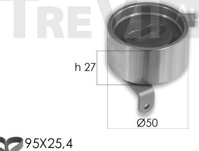 Trevi Automotive KD1359 - Комплект ременя ГРМ avtolavka.club