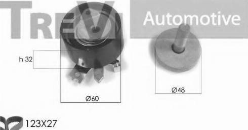 Trevi Automotive KD1242 - Комплект ременя ГРМ avtolavka.club