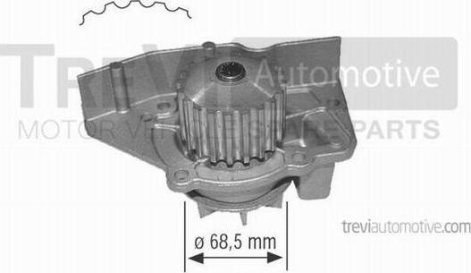 Trevi Automotive TP491 - Водяний насос avtolavka.club