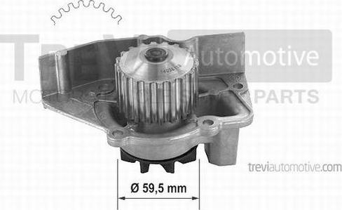 Trevi Automotive TP448 - Водяний насос avtolavka.club