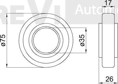 Trevi Automotive WB1905 - Комплект підшипника маточини колеса avtolavka.club