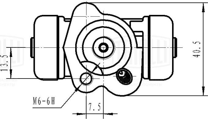 Trialli CF 194101 - Колісний гальмівний циліндр avtolavka.club