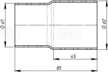 Trialli EPC 4550 - Труба вихлопного газу, універсальна avtolavka.club