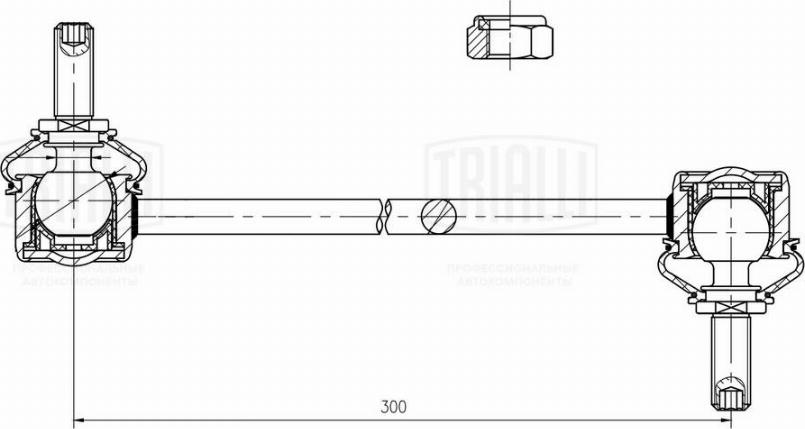 Trialli SP 1016 - Тяга / стійка, стабілізатор avtolavka.club